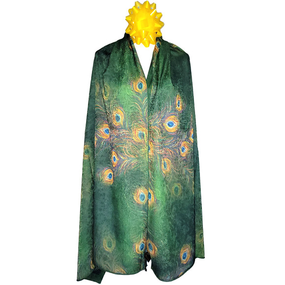 NWT Double-Sided Silk Scarf 27"x70" Long Rectangle Shawl Wrap 8691 - Picture 4 of 9